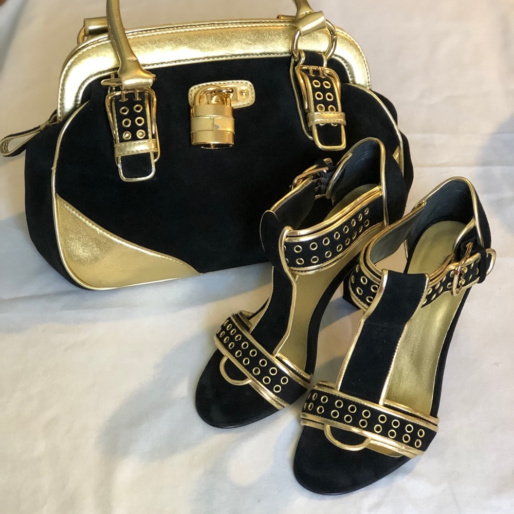Nine West matching HEELS AND PURSE